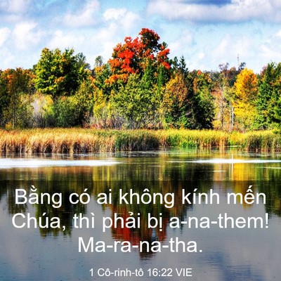 Picture 03 - 1 Cô-rinh-tô 16:22 VIE - Bằng có ai không kính mến Chúa, thì - Bible Verse Picture