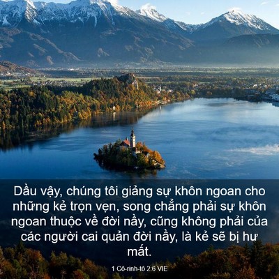 Picture 03 - 1 Cô-rinh-tô 2:6 VIE - Dầu vậy, chúng tôi giảng sự khôn ngoan - Bible Verse Picture