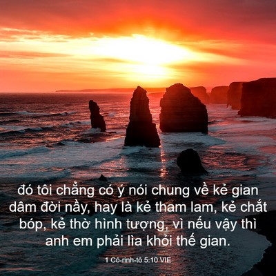 Picture 03 - 1 Cô-rinh-tô 5:10 VIE - đó tôi chẳng có ý nói chung về kẻ - Bible Verse Picture
