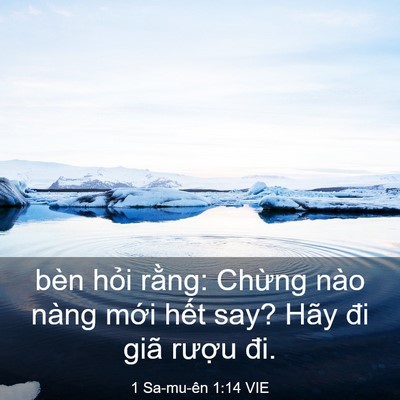 Picture 03 - 1 Sa-mu-ên 1:14 VIE - bèn hỏi rằng: Chừng nào nàng mới hết - Bible Verse Picture