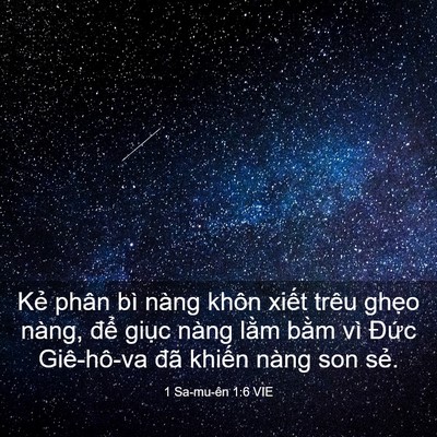 Picture 03 - 1 Sa-mu-ên 1:6 VIE - Kẻ phân bì nàng khôn xiết trêu ghẹo - Bible Verse Picture