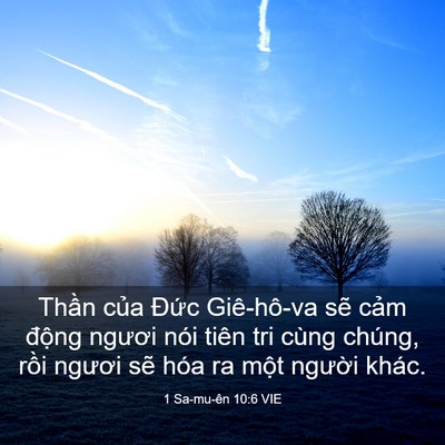 Picture 03 - 1 Sa-mu-ên 10:6 VIE - Thần của Đức Giê-hô-va sẽ cảm - Bible Verse Picture