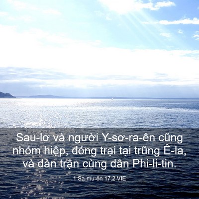 Picture 03 - 1 Sa-mu-ên 17:2 VIE - Sau-lơ và người Y-sơ-ra-ên cũng nhóm - Bible Verse Picture