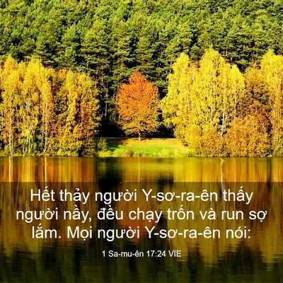 Picture 03 - 1 Sa-mu-ên 17:24 VIE - Hết thảy người Y-sơ-ra-ên thấy - Bible Verse Picture