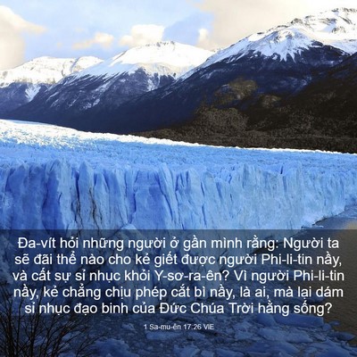 Picture 03 - 1 Sa-mu-ên 17:26 VIE - Đa-vít hỏi những người ở gần mình - Bible Verse Picture