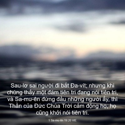 Picture 03 - 1 Sa-mu-ên 19:20 VIE - Sau-lơ sai người đi bắt Đa-vít; nhưng - Bible Verse Picture