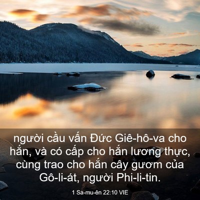 Picture 03 - 1 Sa-mu-ên 22:10 VIE - người cầu vấn Đức Giê-hô-va cho - Bible Verse Picture
