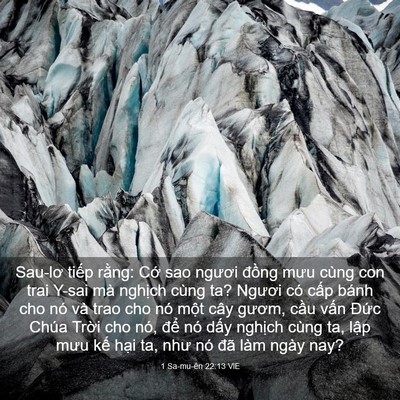 Picture 03 - 1 Sa-mu-ên 22:13 VIE - Sau-lơ tiếp rằng: Cớ sao ngươi đồng - Bible Verse Picture