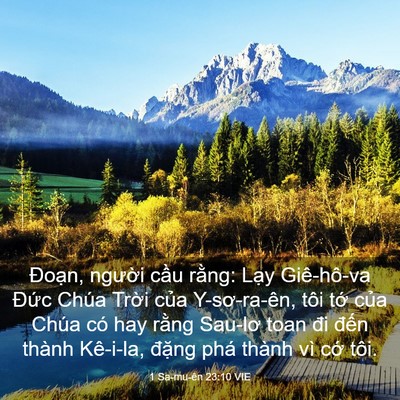 Picture 03 - 1 Sa-mu-ên 23:10 VIE - Đoạn, người cầu rằng: Lạy Giê-hô-va - Bible Verse Picture