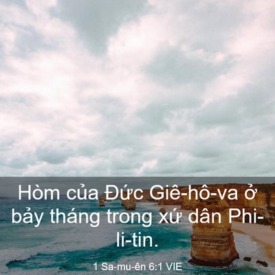 Picture 03 - 1 Sa-mu-ên 6:1 VIE - Hòm của Đức Giê-hô-va ở bảy tháng - Bible Verse Picture