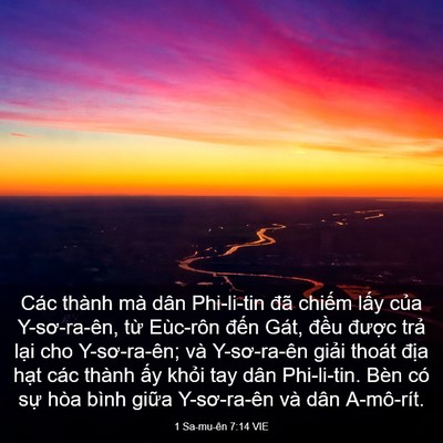 Picture 03 - 1 Sa-mu-ên 7:14 VIE - Các thành mà dân Phi-li-tin đã chiếm - Bible Verse Picture