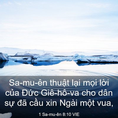 Picture 03 - 1 Sa-mu-ên 8:10 VIE - Sa-mu-ên thuật lại mọi lời của Đức - Bible Verse Picture