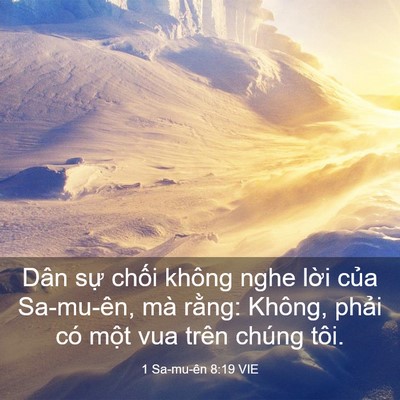 Picture 03 - 1 Sa-mu-ên 8:19 VIE - Dân sự chối không nghe lời của - Bible Verse Picture
