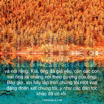 Picture 03 - 1 Sa-mu-ên 8:5 VIE - và nói rằng: Kìa, ông đã già yếu, còn - Bible Verse Picture