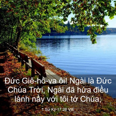 Picture 03 - 1 Sử Ký 17:26 VIE - Đức Giê-hô-va ôi! Ngài là Đức Chúa - Bible Verse Picture