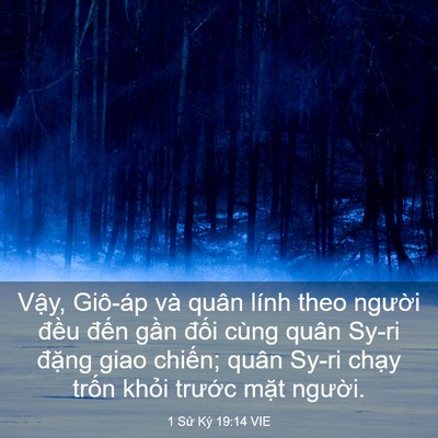 Picture 03 - 1 Sử Ký 19:14 VIE - Vậy, Giô-áp và quân lính theo người - Bible Verse Picture