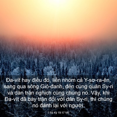 Picture 03 - 1 Sử Ký 19:17 VIE - Đa-vít hay điều đó, liền nhóm cả - Bible Verse Picture