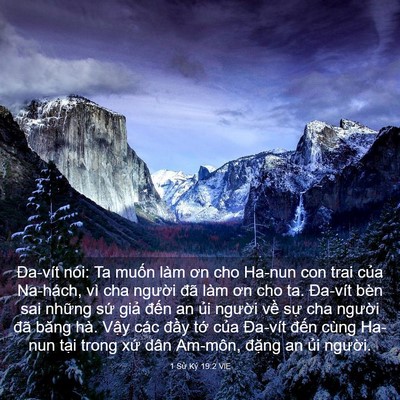 Picture 03 - 1 Sử Ký 19:2 VIE - Đa-vít nói: Ta muốn làm ơn cho Ha-nun con - Bible Verse Picture