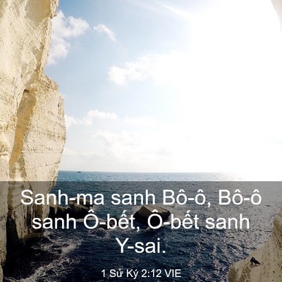 Picture 03 - 1 Sử Ký 2:12 VIE - Sanh-ma sanh Bô-ô, Bô-ô sanh Ô-bết, - Bible Verse Picture