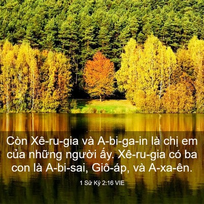 Picture 03 - 1 Sử Ký 2:16 VIE - Còn Xê-ru-gia và A-bi-ga-in là chị em của - Bible Verse Picture