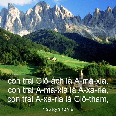 Picture 03 - 1 Sử Ký 3:12 VIE - con trai Giô-ách là A-ma-xia, con trai - Bible Verse Picture