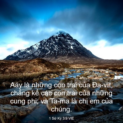 Picture 03 - 1 Sử Ký 3:9 VIE - Aáy là những con trai của Đa-vít, chẳng - Bible Verse Picture
