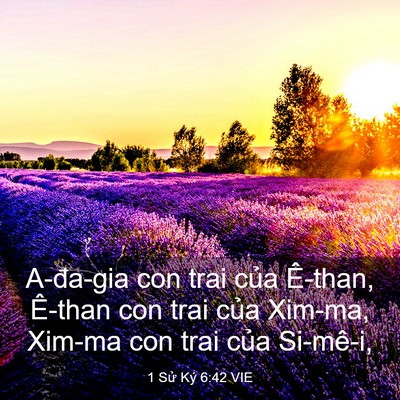 Picture 03 - 1 Sử Ký 6:42 VIE - A-đa-gia con trai của Ê-than, Ê-than con - Bible Verse Picture