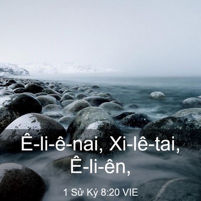 Picture 03 - 1 Sử Ký 8:20 VIE - Ê-li-ê-nai, Xi-lê-tai, - Bible Verse Picture