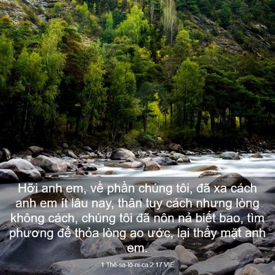 Picture 03 - 1 Thê-sa-lô-ni-ca 2:17 VIE - Hỡi anh em, về phần chúng tôi, đã xa - Bible Verse Picture