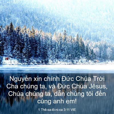 Picture 03 - 1 Thê-sa-lô-ni-ca 3:11 VIE - Nguyền xin chính Đức Chúa Trời Cha - Bible Verse Picture