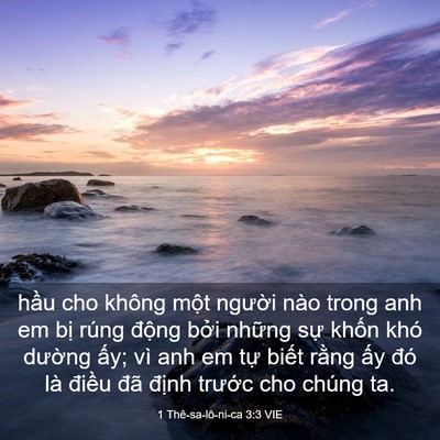 Picture 03 - 1 Thê-sa-lô-ni-ca 3:3 VIE - hầu cho không một người nào trong anh em - Bible Verse Picture
