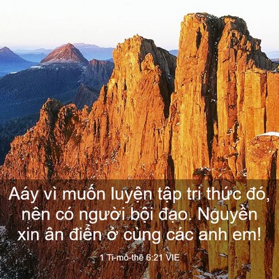 Picture 03 - 1 Ti-mô-thê 6:21 VIE - Aáy vì muốn luyện tập tri thức đó, - Bible Verse Picture