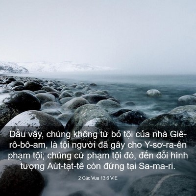 Picture 03 - 2 Các Vua 13:6 VIE - Dầu vậy, chúng không từ bỏ tội của - Bible Verse Picture