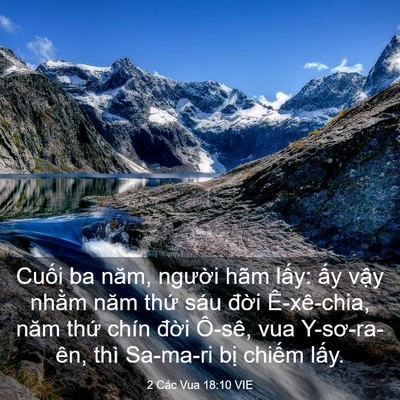 Picture 03 - 2 Các Vua 18:10 VIE - Cuối ba năm, người hãm lấy: ấy vậy - Bible Verse Picture