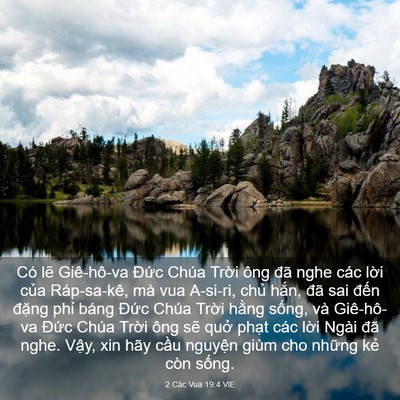 Picture 03 - 2 Các Vua 19:4 VIE - Có lẽ Giê-hô-va Đức Chúa Trời ông - Bible Verse Picture