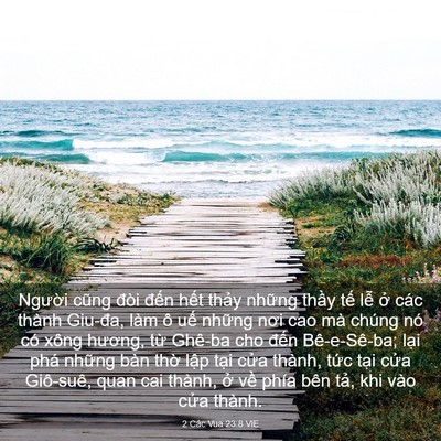 Picture 03 - 2 Các Vua 23:8 VIE - Người cũng đòi đến hết thảy những - Bible Verse Picture