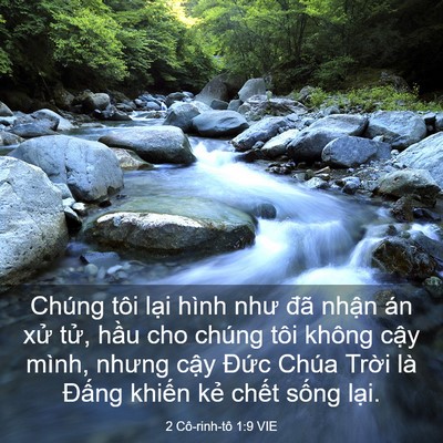 Picture 03 - 2 Cô-rinh-tô 1:9 VIE - Chúng tôi lại hình như đã nhận án xử - Bible Verse Picture