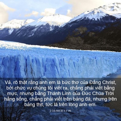 Picture 03 - 2 Cô-rinh-tô 3:3 VIE - Vả, rõ thật rằng anh em là bức thơ - Bible Verse Picture