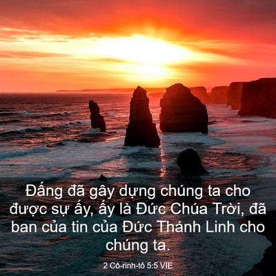 Picture 03 - 2 Cô-rinh-tô 5:5 VIE - Đấng đã gây dựng chúng ta cho được - Bible Verse Picture