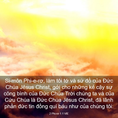 Picture 03 - 2 Phi-rơ 1:1 VIE - Si-môn Phi-e-rơ, làm tôi tớ và sứ đồ - Bible Verse Picture