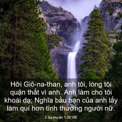 Picture 03 - 2 Sa-mu-ên 1:26 VIE - Hỡi Giô-na-than, anh tôi, lòng tôi quặn - Bible Verse Picture
