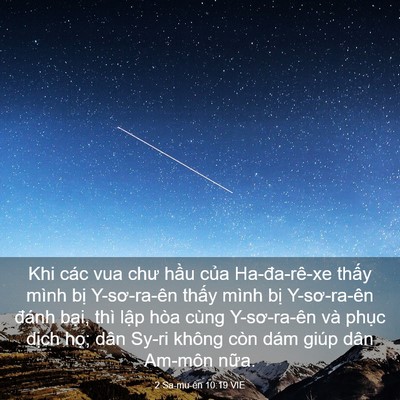 Picture 03 - 2 Sa-mu-ên 10:19 VIE - Khi các vua chư hầu của Ha-đa-rê-xe - Bible Verse Picture
