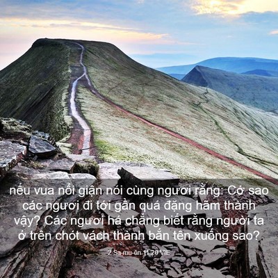 Picture 03 - 2 Sa-mu-ên 11:20 VIE - nếu vua nổi giận nói cùng ngươi rằng: - Bible Verse Picture