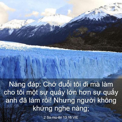 Picture 03 - 2 Sa-mu-ên 13:16 VIE - Nàng đáp: Chớ đuổi tôi đi mà làm cho - Bible Verse Picture