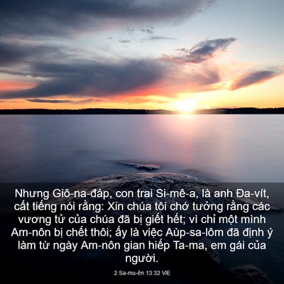 Picture 03 - 2 Sa-mu-ên 13:32 VIE - Nhưng Giô-na-đáp, con trai Si-mê-a, là anh - Bible Verse Picture