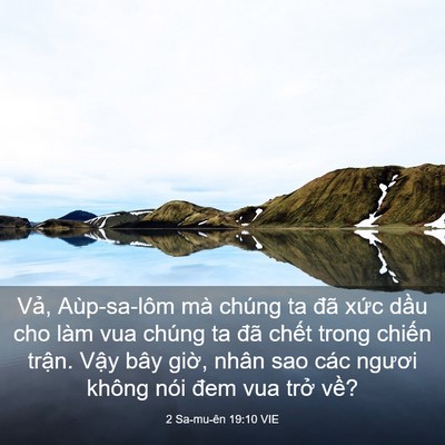 Picture 03 - 2 Sa-mu-ên 19:10 VIE - Vả, Aùp-sa-lôm mà chúng ta đã xức dầu - Bible Verse Picture