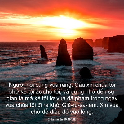 Picture 03 - 2 Sa-mu-ên 19:19 VIE - Người nói cùng vua rằng: Cầu xin chúa - Bible Verse Picture