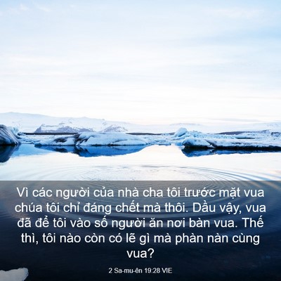 Picture 03 - 2 Sa-mu-ên 19:28 VIE - Vì các người của nhà cha tôi trước - Bible Verse Picture