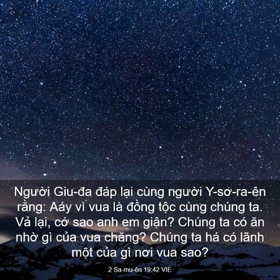 Picture 03 - 2 Sa-mu-ên 19:42 VIE - Người Giu-đa đáp lại cùng người - Bible Verse Picture