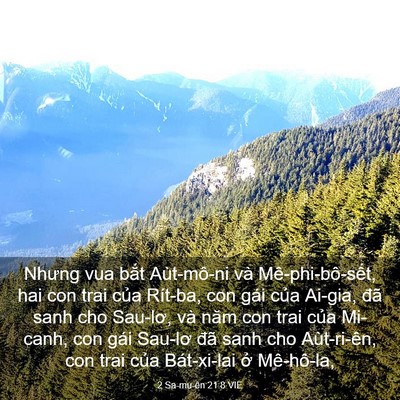 Picture 03 - 2 Sa-mu-ên 21:8 VIE - Nhưng vua bắt Aùt-mô-ni và - Bible Verse Picture